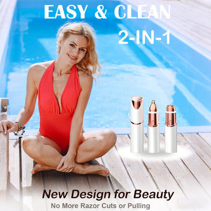 Facial Hair Remover Trimmer, Electric Eyebrow Trimmer – image 14