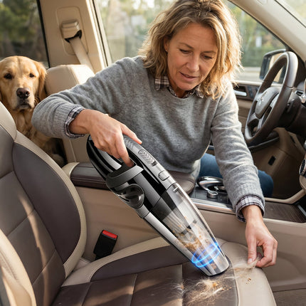Cordless Handheld Vacuum Cleaner, Mini Car Vacuum with HEPA Filter and 5 Attachments – image 4