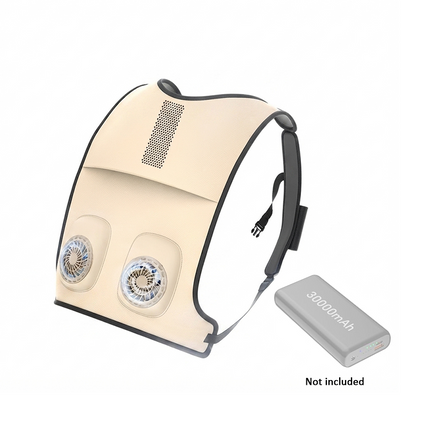 Portable Cooling Vest with Fans for Construction Work, Cooling Clothing for Hiking and Camping