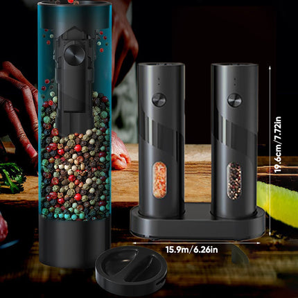 Electric Salt and Pepper Grinders with Charging Base – image 17
