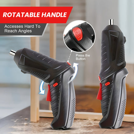 Electric Screwdriver with Bits, Cordless Screwdriver Rechargeable – image 12