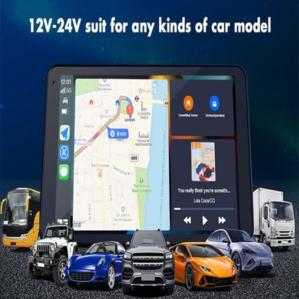 Car Stereo with Wireless CarPlay and Android Auto, Car Radio with Bluetooth