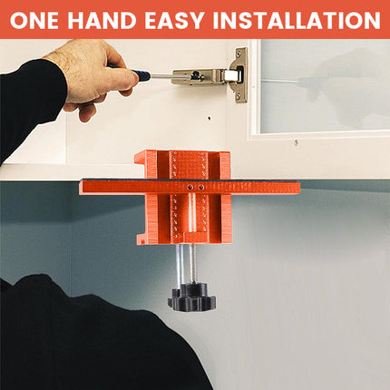 Cabinet Door Mounting Jig, Door Installation Tool with Clamp – image 7