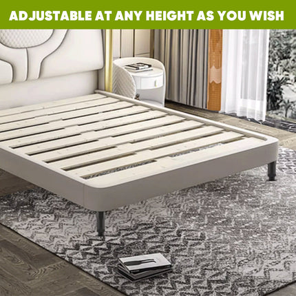 Adjustable Bed Support Legs 6 Pack, Bed Frame Support Legs with Swivel Base – image 10