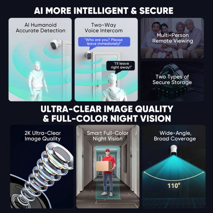 Wireless Security Camera Outdoor, Battery Powered Surveillance Camera – image 9