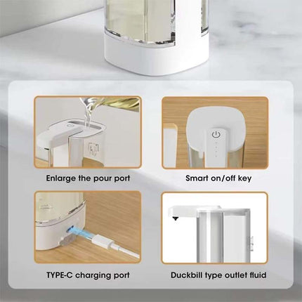 Automatic Soap Dispenser for Kitchen Sink, Rechargeable Touchless Dish Soap Dispenser with 4 Dispensing Levels – image 11