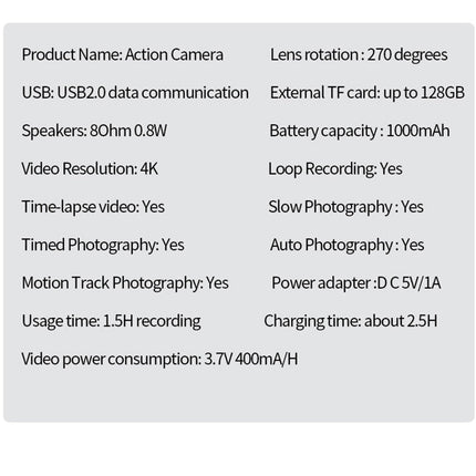 Video Camera for Vlogging, Vlog Camera with Wide Angle Lens – image 9