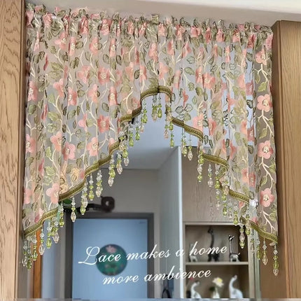 Sheer Curtains for Bedroom, Tension Rod Curtain for Closet and Doorway – image 15