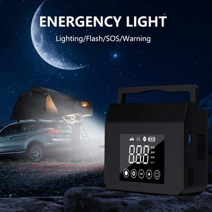 2500A Car Battery Jump Starter with 150 PSI Tire Inflator and Power Bank