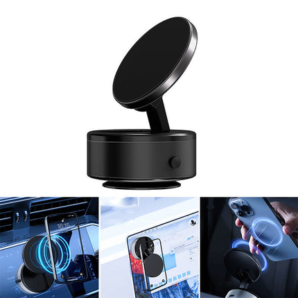 Magnetic Car Phone Holder with Suction Cup, Car Phone Mount with 360 Rotation