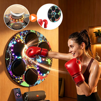 Music Boxing Machine with Bluetooth, Boxing Trainer for Kids – image 12