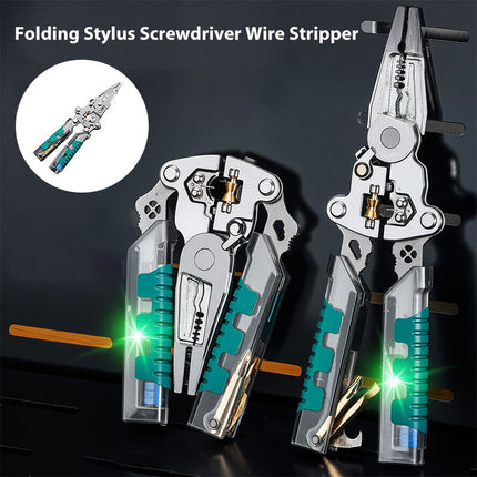 Electrician Pliers 20 in 1, Foldable Multitool Pliers with Wire Stripper – image 8