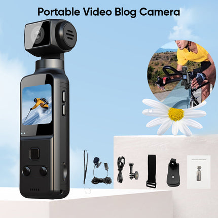 Video Camera for Vlogging, Vlog Camera with Wide Angle Lens – image 11