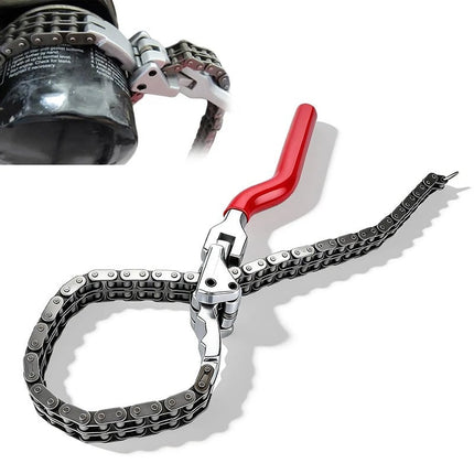 Adjustable Oil Filter Wrench, Chain Oil Filter Removal Tool, Heavy Duty Chain Wrench, Oil Change Tool, Mechanic Tools