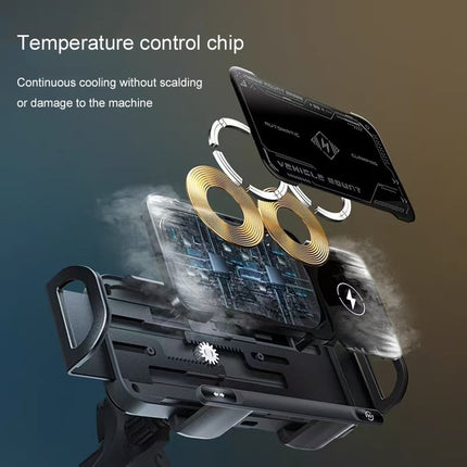 Automatic Car Phone Holder with Wireless Charger, Vehicle Phone Mount – image 6