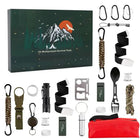 Survival Advent Calendar, Christmas Advent Calendar with 24 Tools, Survival Kit, Outdoor Gear and Camping Gear