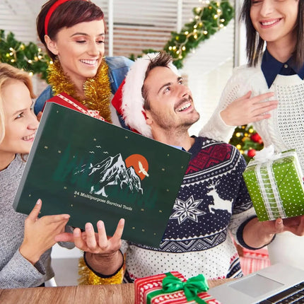Survival Advent Calendar, Christmas Advent Calendar with 24 Tools