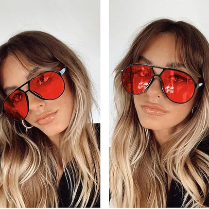 Oversized Aviator Sunglasses for Women and Men – image 7