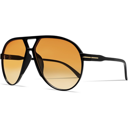Oversized Aviator Sunglasses for Women and Men, Square Lens Aviators with UV400 Protection – image 10