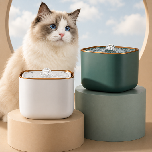Automatic Cat Water Fountain with Filter System | 3L Capacity for Healthy Hydration 1