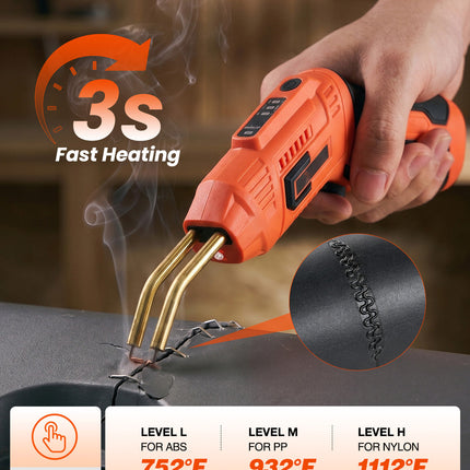 Plastic Welding Kit with Hot Stapler, Car Bumper Repair Kit for Plastic Crack Repair – image 14