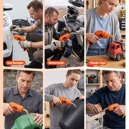 Plastic Welding Kit with Hot Stapler, Car Bumper Repair Kit for Plastic Crack Repair – image 18