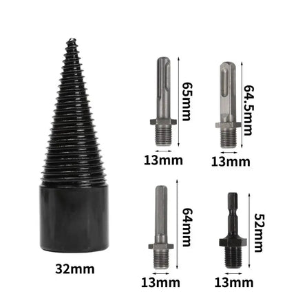 Log Splitter Drill Bit, Firewood Splitter Head for Battery Drills