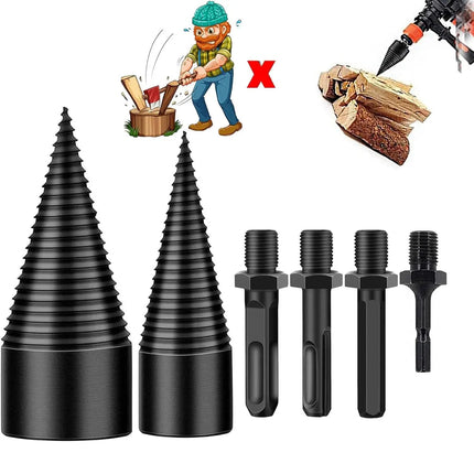 Log Splitter Drill Bit, Firewood Splitter Head for Battery Drills – image 7