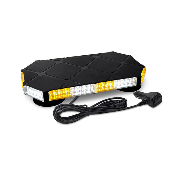 LED Flashing Strobe Light Bar, Magnetic Rooftop Beacon Light for Truck