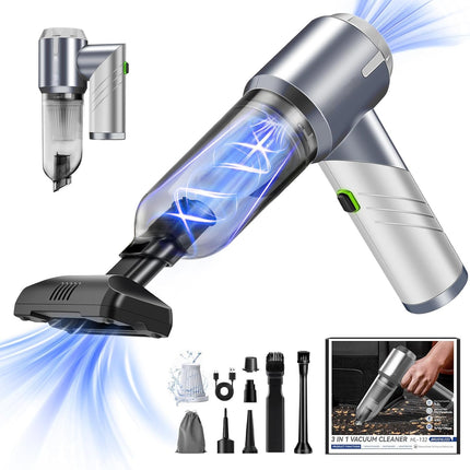 Cordless Vacuum Cleaner for Car 3 in 1, Mini Car Vacuum with HEPA Filter