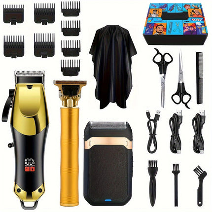 Hair Clipper for Men, Professional Hair Clipper and Trimmer Kit – image 13
