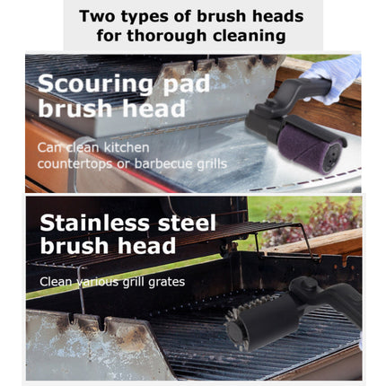 Grill Cleaning Brush with 2 Replacement Heads – image 12