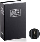Book Safe, Hollow Book Lock Box with Key or Combination Lock, Fake Book Diversion Safe for Cash and Jewelry