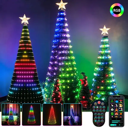 Music Sync, Outdoor RGB Christmas Lights for DIY