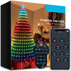 Christmas Lights 400 LED App Control, Smart Christmas Tree Lights with Music Sync, Outdoor RGB Christmas Lights for DIY