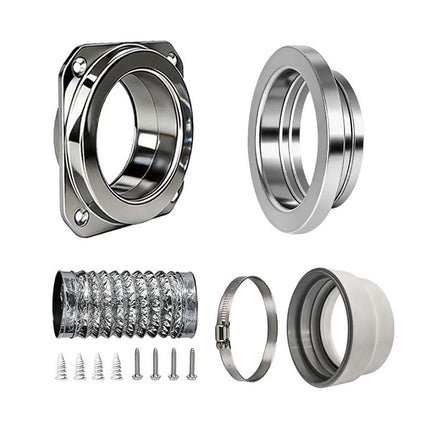 Magnetic Dryer Vent Connector Kit, Dryer Exhaust Hose with Clamps – image 10