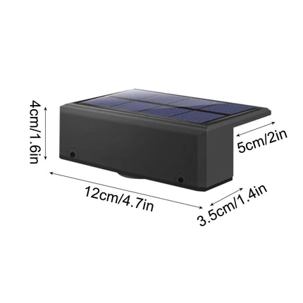 Solar Lights Outdoor Wall Mounted, Double LED Wall Light – image 7