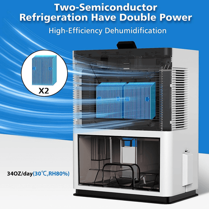 Home Dehumidifiers for Bedroom, Small Portable Dehumidifier for Closet