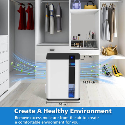 Home Dehumidifiers for Bedroom, Bathroom Dehumidifier with Night Light – image 4