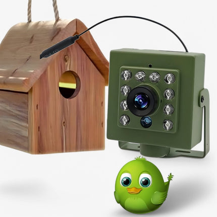 Outdoor Camera for Bird Watching, WiFi Wildlife Camera with Night Vision