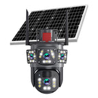 Three-View Camera-wifi-Solar Panel-64GB-Black