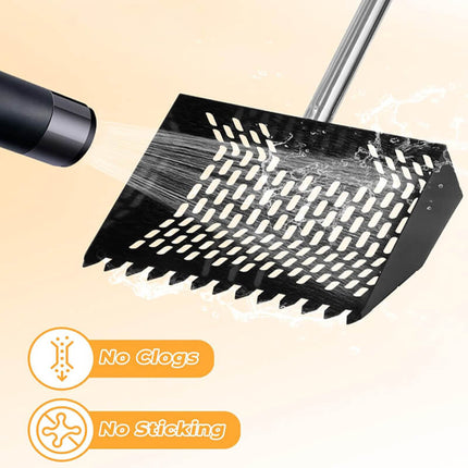 Dog Poop Scooper with Long Handle, Metal Poop Scooper and Rake – image 4