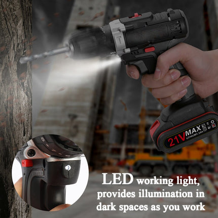 Cordless Impact Drills with 2 Batteries, 21V Impact Driver and Power Drill