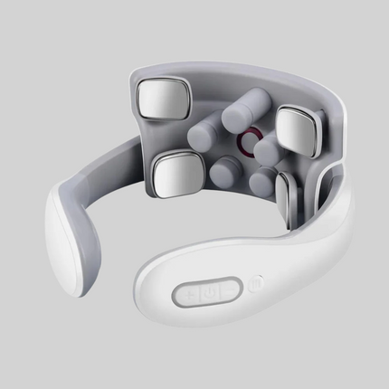 Neck Massager for Upper Back, Rechargeable Back Massager, Adjustable Strength Portable Massager for Neck and Shoulders