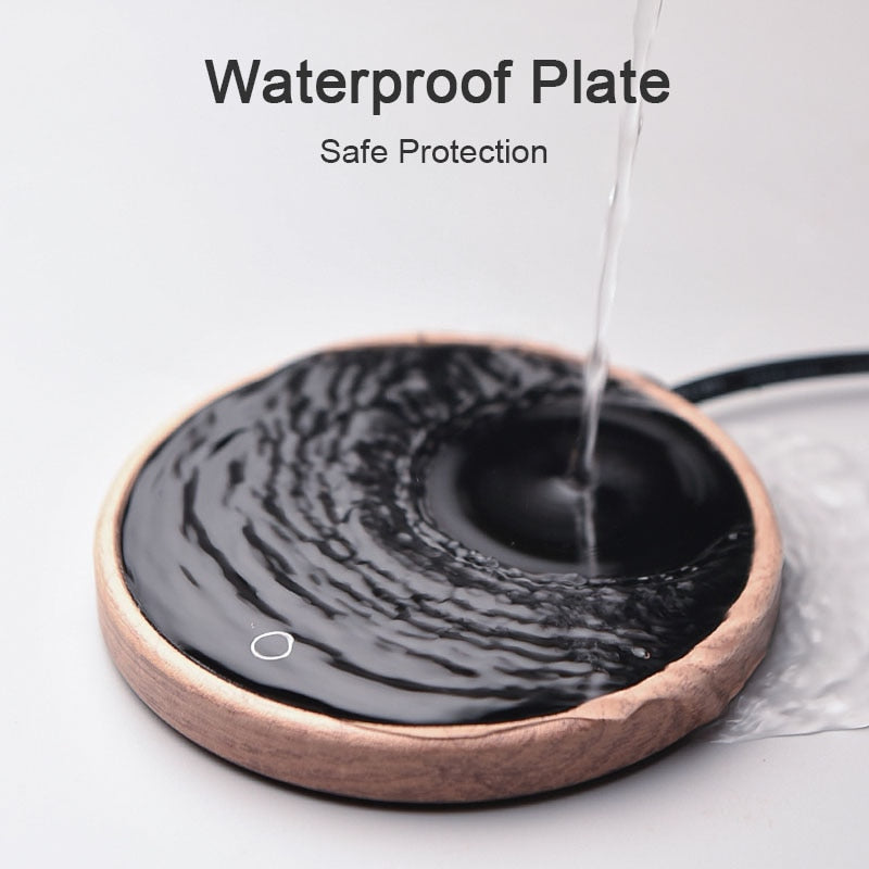 Elegant Ceramic Coffee Mug Warmer with Auto Shut-Off & Waterproof Design for Perfectly Heated Beverages 2