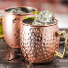 Moscow Mule Mugs, Stainless Steel Mug Set with High Gloss Finish, Barware Set for Cocktails and Home Bar Accessories