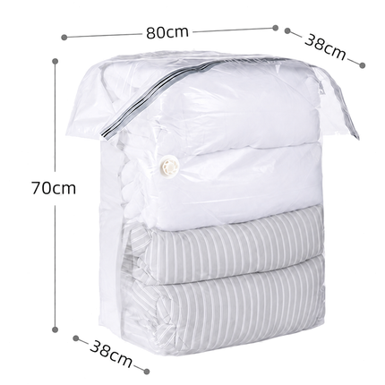 Vacuum Storage Bags for Clothes, 3D Cube Space Saver Bags – image 12