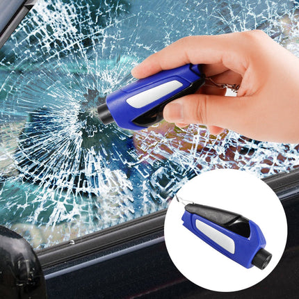 Car Window Breaker and Seat Belt Cutter 3 in 1 with Emergency Whistle, Glass Breaker Keychain – image 9