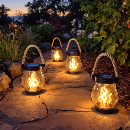 Fire Seed | Solar Lights Outdoor with Captivating Flame Illusion | Weather-Resistant Ambiance for Your Garden_07