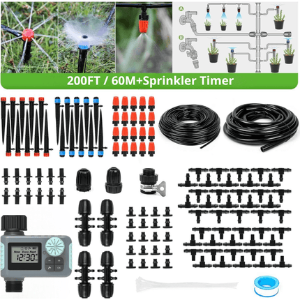 Drip Irrigation System, Automatic Garden Watering System with Sprinkler Timer – image 12